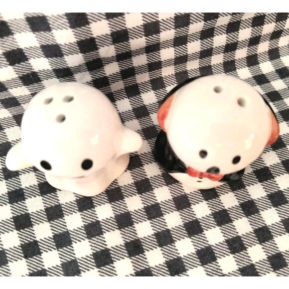Halloween Ghosts Mini Salt and Pepper Shakers, Dracula Cutie Boo Ghosties, NEW - Picture 5 of 8